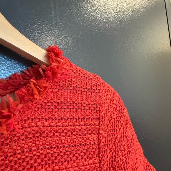 MARELLA size 2 GUC cotton blend tweed vibe mini Textured Dress - Picture 5 of 12